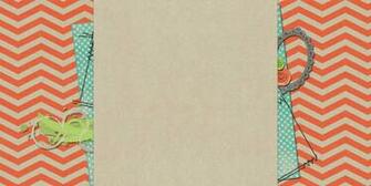 Orange Background Teal The Cutest On