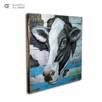 High Quality Animal Head Wallpaper Art Painting Acrylic Hanging
