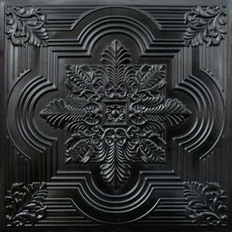 Tile Black Ceiling By Decorative Tiles Inc