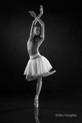 Parseghian Ballerina Ballet Photography Black And White