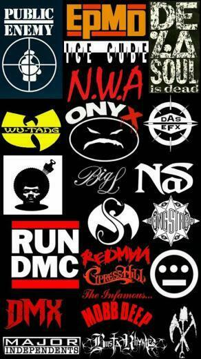 Hip Hop Logo iPhone Wallpaper Old School