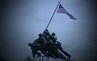Raising The Flag On Iwo Jima Wallpaper Photography