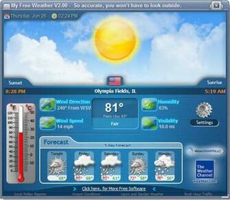 Myweather V2 Desktop Weather Alerts Cams