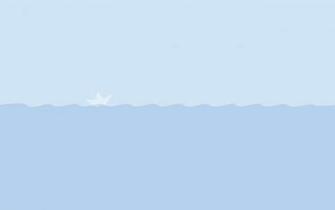 Paper Boat By Kirill Pochivalov Simple Desktops