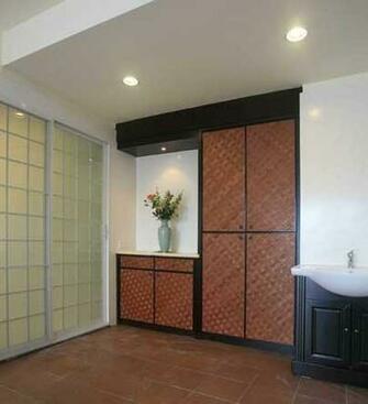 Woven Wood Natural Veneer X Model G