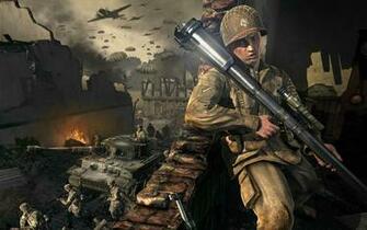 Waiting For Tank With An Rpg Launcher War Games Wallpaper Image