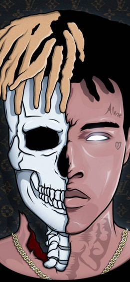 Xxxtentacion Cartoon Art Exb01pj3cly9qs79 Wallpaper