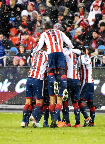 Fifa Club World Cup Chivas Guadalajara Celebrate Their Victory