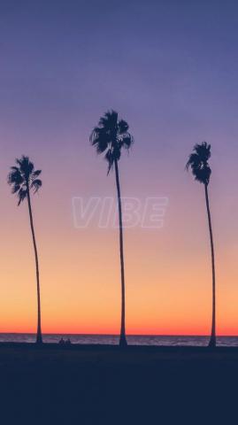 Wallpaper California Sunset