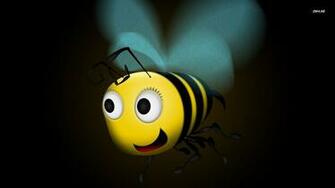 Flying Honey Bee Wallpaper Digital Art
