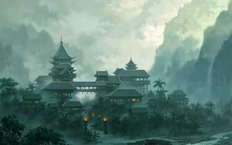 Asian Background Wallpaper