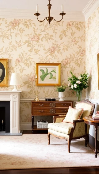 Waverly Williamsburg Wallpaper Collection