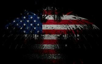 Flag Eagle Wallpaper Full HD American Desktop