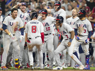 World Baseball Classic Trea Turner Grand Slam Sends Us Into
