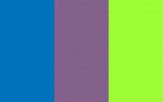 French Blue Lilac And Lime Solid Three Color Background