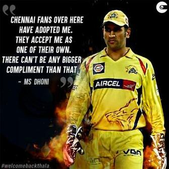 Ms Dhoni On His Connection With Chennai Super Kings Sports