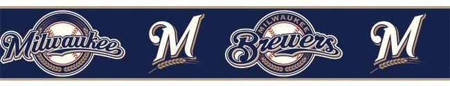 Milwaukee Brewers Wallpaper Border Zb3379bd