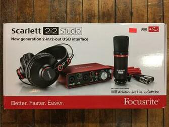 Focusrite Scarlett 2i2 Studio Usb Interface