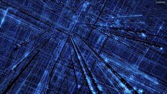 Blue Grid Wallpaper