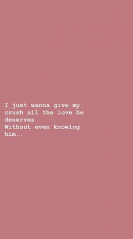 One Sided Love Crush Quotes Happy Cute Wallpaper
