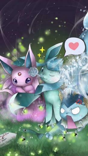 Glaceon And Espeon Apple iPhone 5s HD Fondos De Pantalla