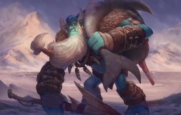 Wallpaper Fantasy Art Orc Jourdan Tuffan Esbatuan Frost Giant