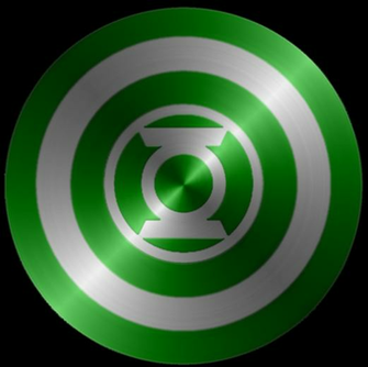Green Lantern Captain America Shield Test By Kalel7