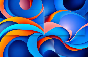 Abstract Dual Monitor Wallpaper