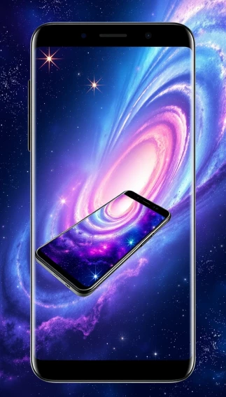 3d Space Phone Wallpaper