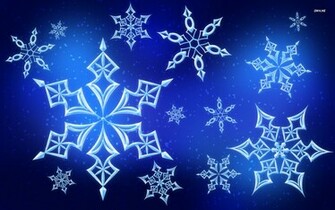 Snowflakes Wallpaper Vector