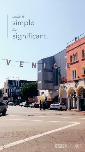 iPhone Wallpaper Simple Significant Venice Beach Graphic