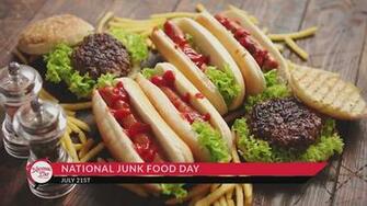 National Day Calendar Junk Food Kx News