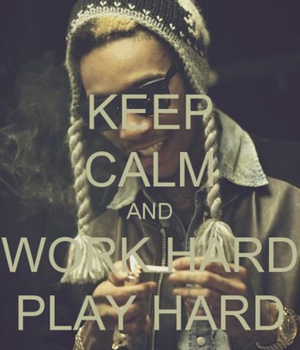 Keep Calm And Work Hard Play Carry On Image