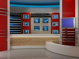 Tv Studio Background HD 3d Virtualset And