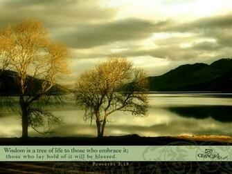 Proverbs Wallpaper Christian Nature