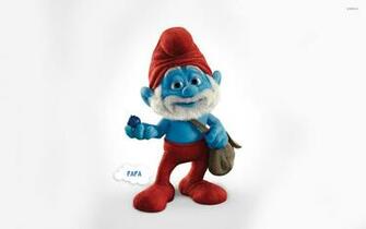 Papa The Smurfs Wallpaper Cartoon