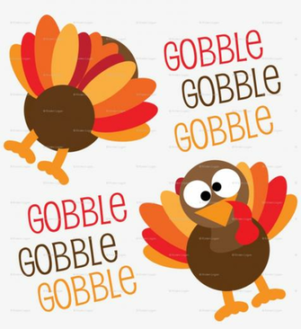Gobble Funny Turkey Thanksgiving Wallpaper