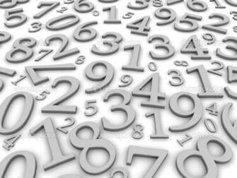 Wallpaper 3d Numbers