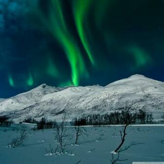 Aurora Borealis Tromso Norway Ultra HD Desktop Background