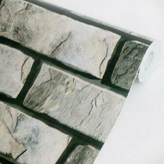 Stone Brick Vinyl Self Adhesive Wallpaper Prepasted Wall Stickers