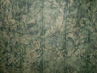 Bulk Listing Navy Blue Green Gold Distressed Damask By Blonder Sf37097
