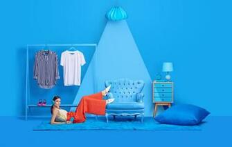 Wallpaper Girl Room Headphones Valentina Corral Image For