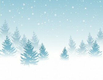 Winter Background Vector Backgroun