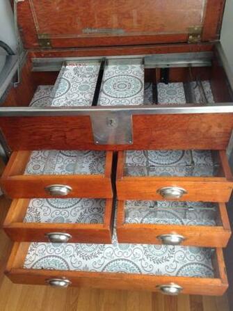Toolbox Repurpose Part Lining Drawers With Repositionable