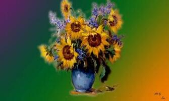Girass Is De Reprodu O Van Gogh Vetor