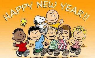 Peanuts New Year Wallpaper HD Background