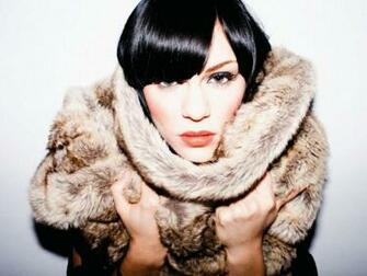 Jessie J Fur Wallpaper Stock Photos