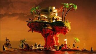 Gorillaz Wallpaper Plastic Beach Image