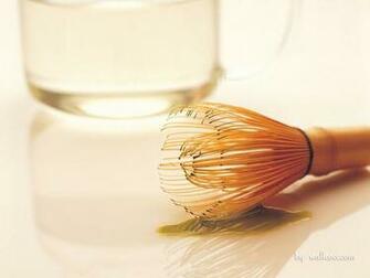 Japanese Tea Ceremony Set And Wallpaper