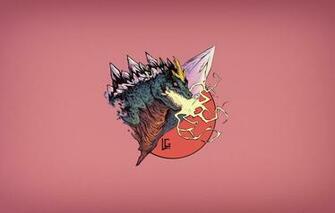 Wallpaper Figure Monster Background Godzilla Art